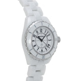 シャネル J12 33mm H0968 ホワイト レディース 腕時計 クォーツ 中古 銀蔵