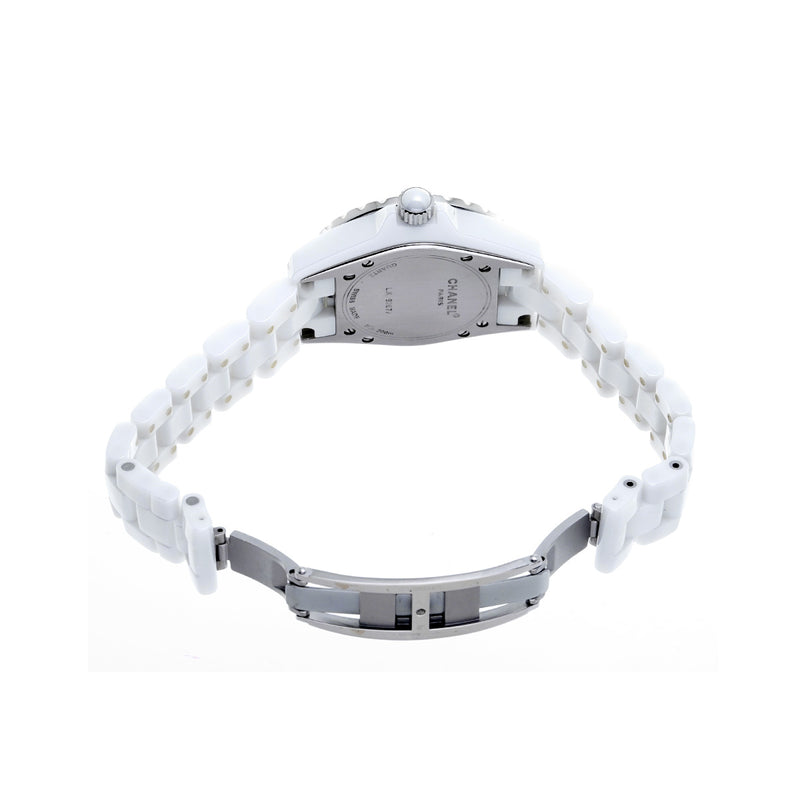 シャネル J12 33mm H0968 ホワイト レディース 腕時計 クォーツ 中古 銀蔵