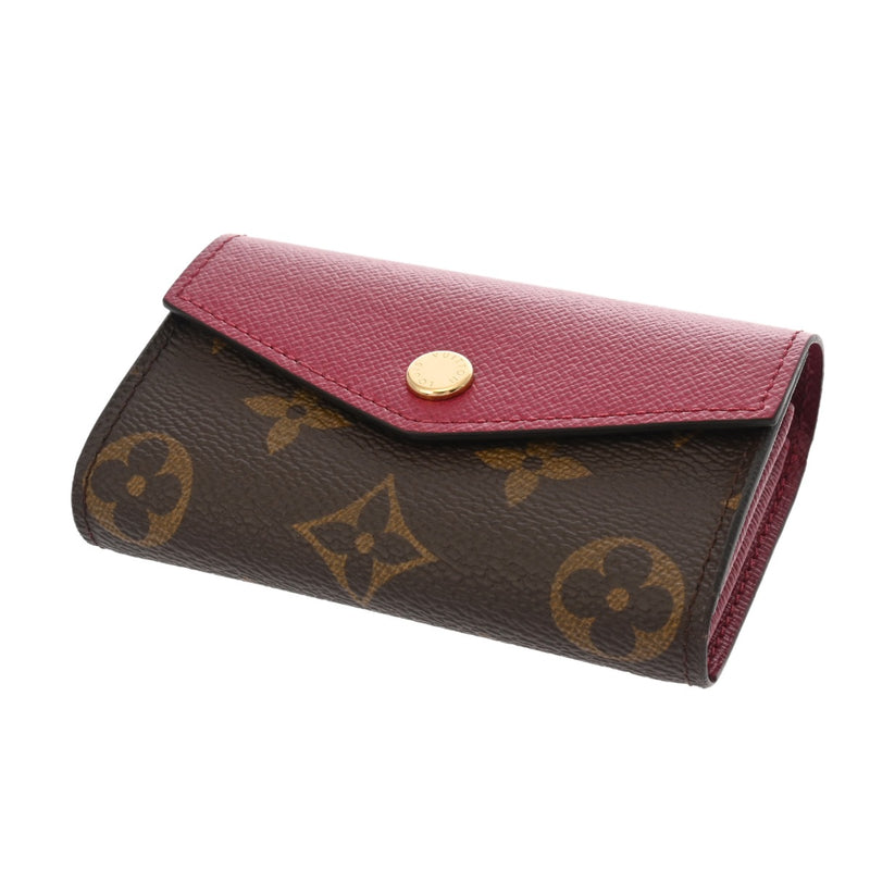 LOUIS VUITTON ルイヴィトン モノグラム ミュルティカルトサラ フューシャ M61273 ユニセックス モノグラムキャンバス 名刺入れ Aランク 中古 銀蔵