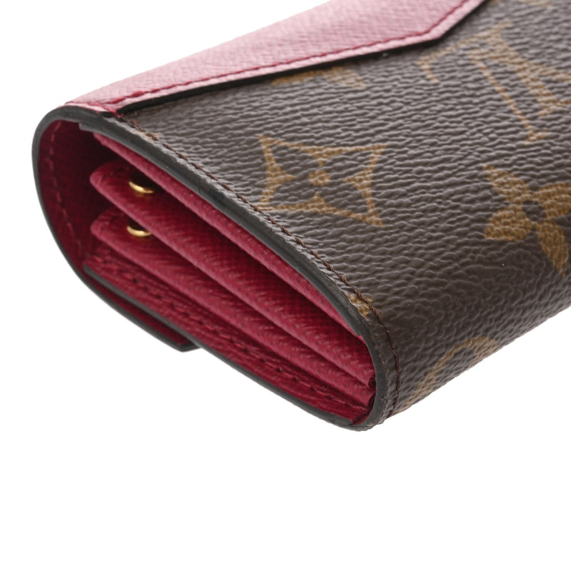 LOUIS VUITTON ルイヴィトン モノグラム ミュルティカルトサラ フューシャ M61273 ユニセックス モノグラムキャンバス 名刺入れ Aランク 中古 銀蔵