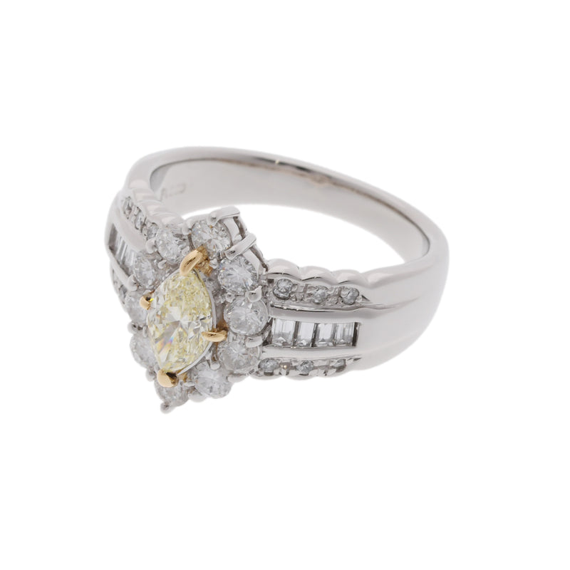 no brand ノーブランド ダイヤ 0.552ct LY-VVS2 ダイヤ1.03ct  PT900 14.5号 レディース Pt900プラチナ リング・指輪 Aランク 中古 銀蔵