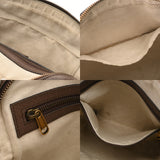 GUCCI グッチ GGスプリーム スモールメッセンジャーバッグ ベージュ ブラウン 520981 ユニセックス PVC ショルダーバッグ ABランク 中古 銀蔵