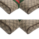 GUCCI グッチ GGスプリーム スモールメッセンジャーバッグ ベージュ ブラウン 520981 ユニセックス PVC ショルダーバッグ ABランク 中古 銀蔵