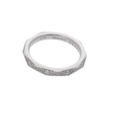 GRAFF グラフ ローレンス シグネチャー 6号 レディース K18ホワイトゴールド WG リング・指輪 Aランク 中古 銀蔵