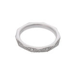 GRAFF グラフ ローレンス シグネチャー 6号 レディース K18ホワイトゴールド WG リング・指輪 Aランク 中古 銀蔵