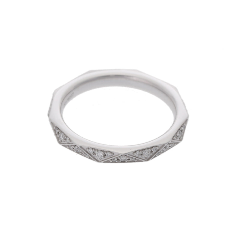 GRAFF グラフ ローレンス シグネチャー 6号 レディース K18ホワイトゴールド WG リング・指輪 Aランク 中古 銀蔵