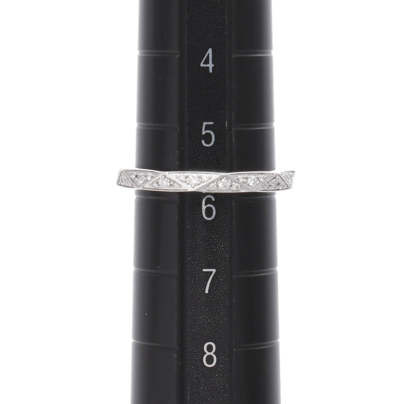 GRAFF グラフ ローレンス シグネチャー 6号 レディース K18ホワイトゴールド WG リング・指輪 Aランク 中古 銀蔵