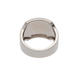 CARTIER カルティエ サントスデュモンリング #58 18号 ユニセックス K18ホワイトゴールド WG リング・指輪 Aランク 中古 銀蔵