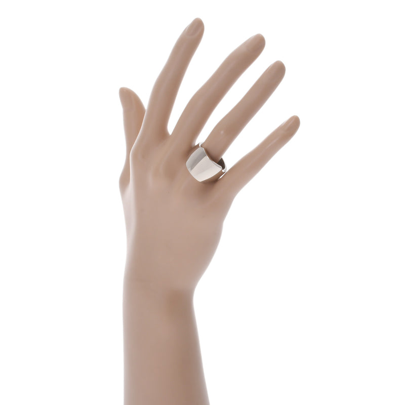 CARTIER カルティエ サントスデュモンリング #58 18号 ユニセックス K18ホワイトゴールド WG リング・指輪 Aランク 中古 銀蔵