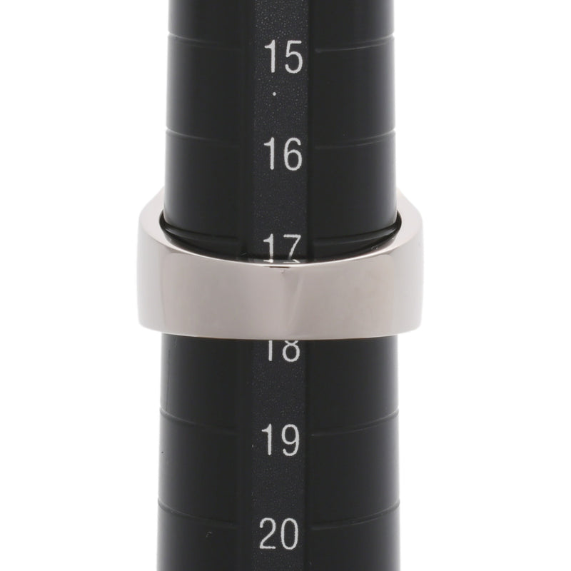 CARTIER カルティエ サントスデュモンリング #58 18号 ユニセックス K18ホワイトゴールド WG リング・指輪 Aランク 中古 銀蔵