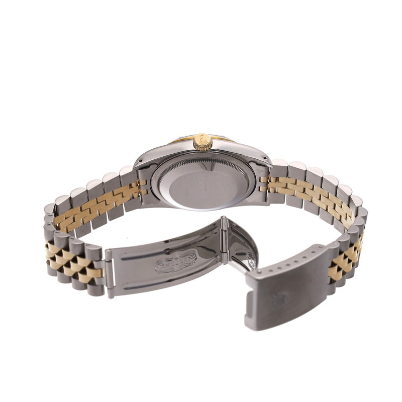 ロレックス デイトジャスト 10Pダイヤ 16233G シャンパン/ダイヤモンド メンズ 腕時計 自動巻き 中古 銀蔵