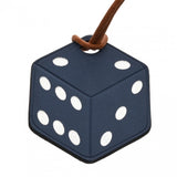 HERMES エルメス キーホルダーチャーム ダイスモチーフ ブルーブライトン ユニセックス スイフト キーホルダー Aランク 中古 銀蔵