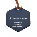 HERMES エルメス キーホルダーチャーム ダイスモチーフ ブルーブライトン ユニセックス スイフト キーホルダー Aランク 中古 銀蔵