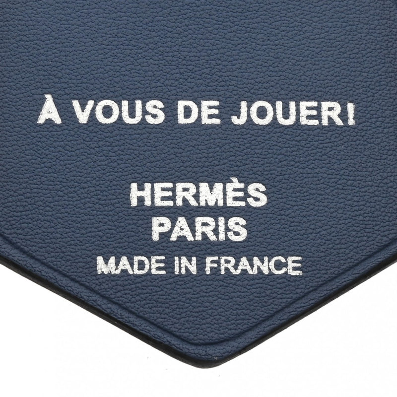 HERMES エルメス キーホルダーチャーム ダイスモチーフ ブルーブライトン ユニセックス スイフト キーホルダー Aランク 中古 銀蔵