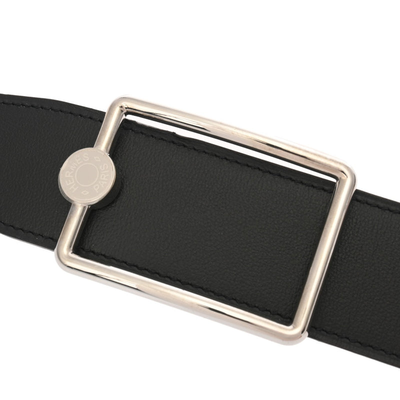 HERMES エルメス オスカー セリエ サイズ90 ブラック/ゴールド A刻印(2017年頃) メンズ ヴォースイフト/トゴ ベルト Aランク 中古 銀蔵