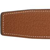 HERMES エルメス オスカー セリエ サイズ90 ブラック/ゴールド A刻印(2017年頃) メンズ ヴォースイフト/トゴ ベルト Aランク 中古 銀蔵