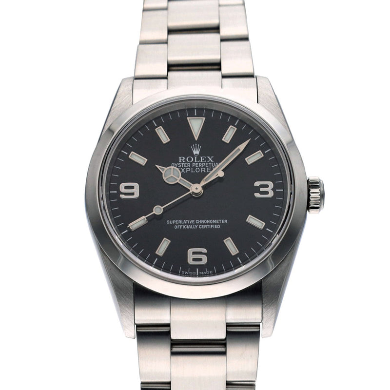 ロレックス エクスプローラー1 114270 Y番(2002年頃製造) ブラック メンズ 腕時計 自動巻き 中古 銀蔵