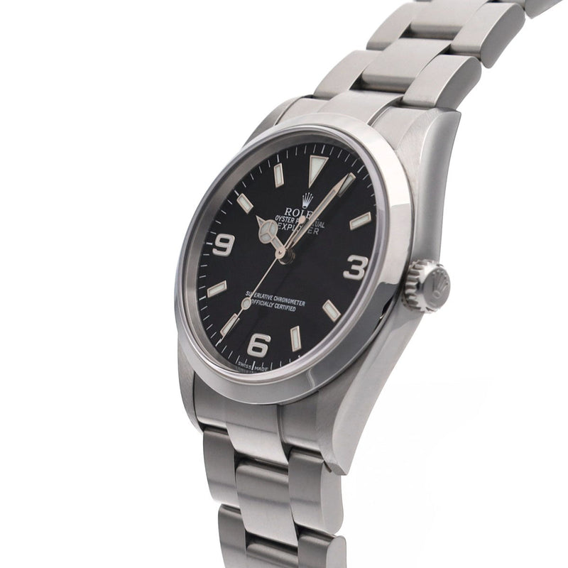 ロレックス エクスプローラー1 114270 Y番(2002年頃製造) ブラック メンズ 腕時計 自動巻き 中古 銀蔵