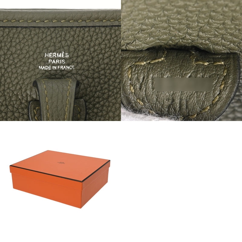HERMES エルメス エヴリン TPM アマゾーヌ ヴェールオリーブ/セージ Y刻印(2020年頃) レディース トリヨンモーリス ショルダーバッグ Aランク 中古 銀蔵