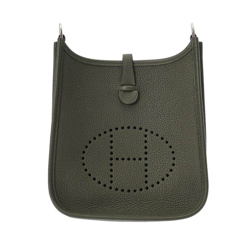 HERMES エルメス エヴリン TPM アマゾーヌ ヴェールオリーブ/セージ Y刻印(2020年頃) レディース トリヨンモーリス ショルダーバッグ Aランク 中古 銀蔵