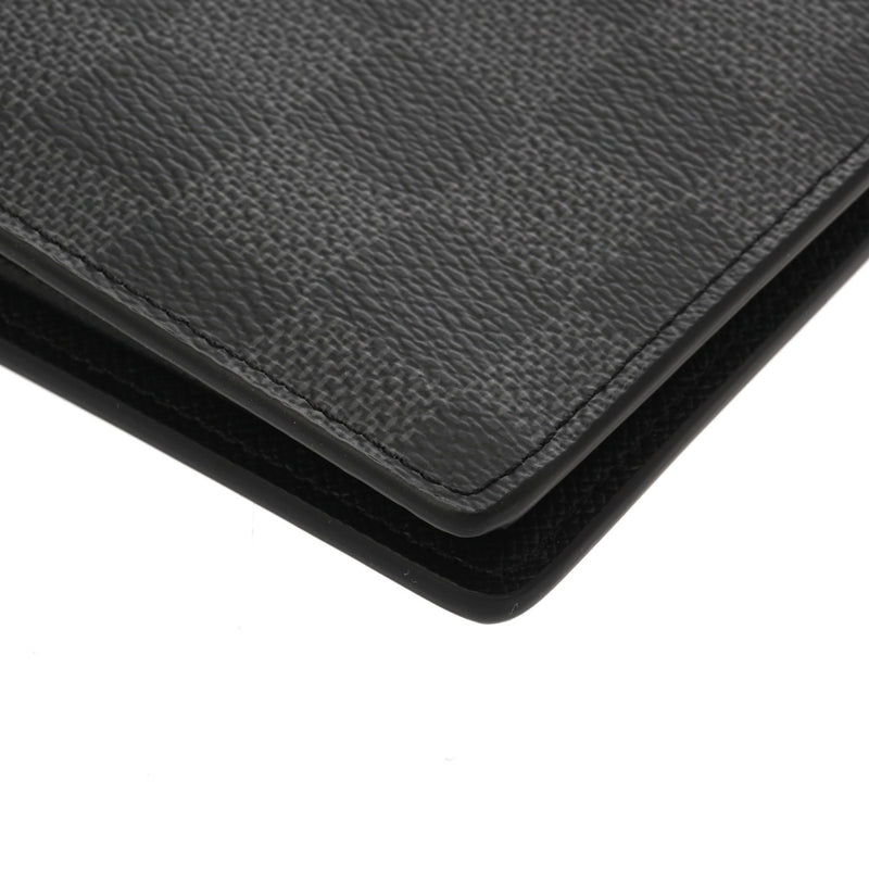 LOUIS VUITTON ルイヴィトン ダミエグラフィット ポルトフォイユ ブラザ ブラック N62665 メンズ ダミエグラフィットキャンバス 長財布 未使用 銀蔵