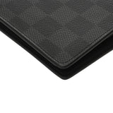 LOUIS VUITTON ルイヴィトン ダミエグラフィット ポルトフォイユ ブラザ ブラック N62665 メンズ ダミエグラフィットキャンバス 長財布 未使用 銀蔵