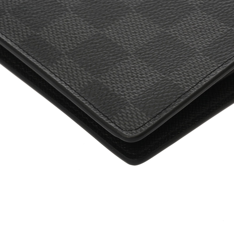 LOUIS VUITTON ルイヴィトン ダミエグラフィット ポルトフォイユ ブラザ ブラック N62665 メンズ ダミエグラフィットキャンバス 長財布 未使用 銀蔵