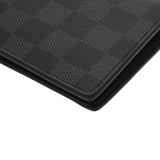 LOUIS VUITTON ルイヴィトン ダミエグラフィット ポルトフォイユ ブラザ ブラック N62665 メンズ ダミエグラフィットキャンバス 長財布 未使用 銀蔵