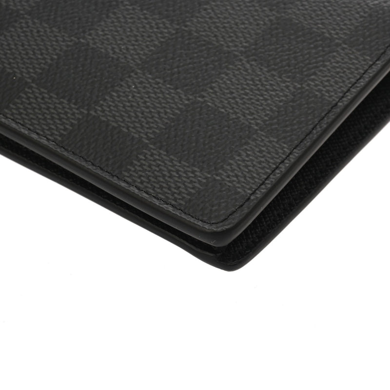 LOUIS VUITTON ルイヴィトン ダミエグラフィット ポルトフォイユ ブラザ ブラック N62665 メンズ ダミエグラフィットキャンバス 長財布 未使用 銀蔵