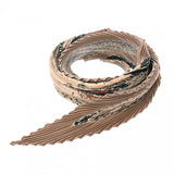 HERMES エルメス プリーツスカーフ カレ90 ベージュ レディース シルク100％ スカーフ Aランク 中古 銀蔵