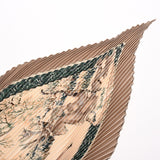 HERMES エルメス プリーツスカーフ カレ90 ベージュ レディース シルク100％ スカーフ Aランク 中古 銀蔵