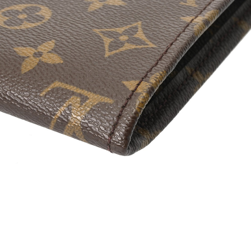 LOUIS VUITTON ルイヴィトン モノグラム ポッシュドキュマン ブラウン M53400 ユニセックス モノグラムキャンバス クラッチバッグ Bランク 中古 銀蔵