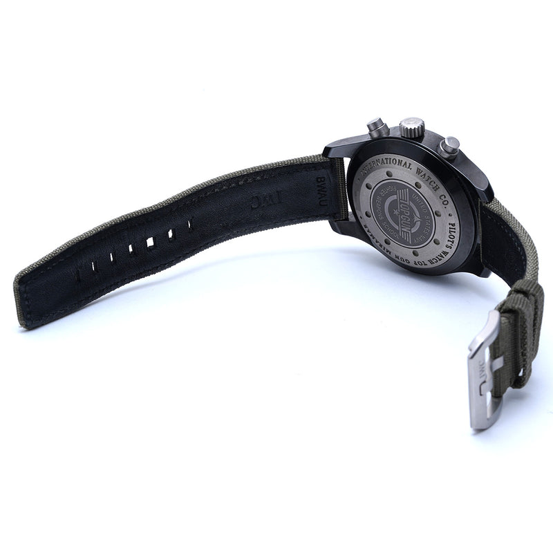 IWC パイロットウォッチ クロノグラフ トップガン ミラマー IW388002 グレー メンズ 腕時計 自動巻き 中古 銀蔵