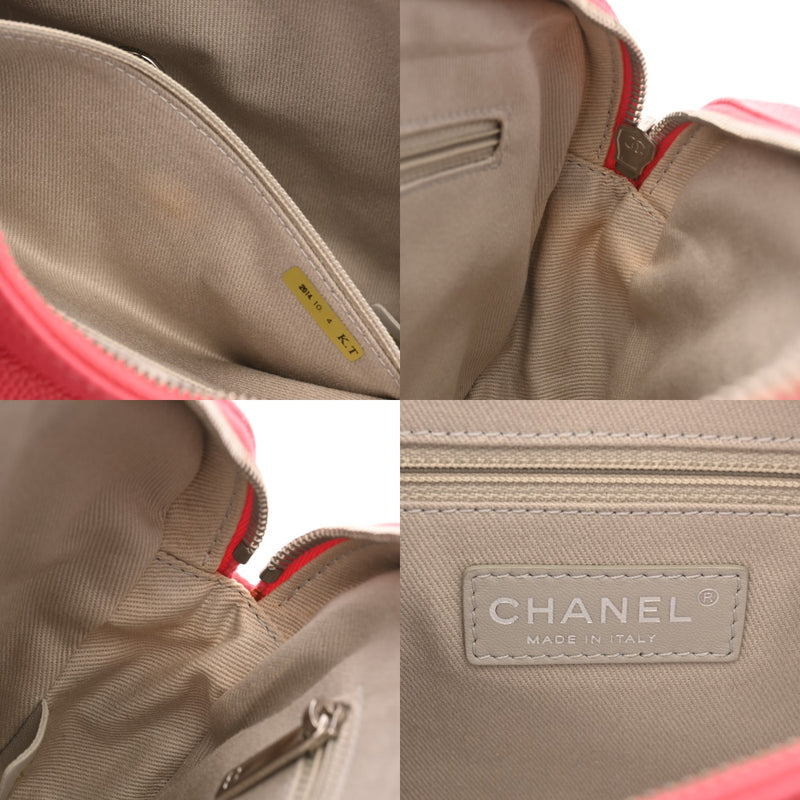 CHANEL シャネル チェーンショルダー ピンク レディース ソフトキャビアスキン ショルダーバッグ ABランク 中古 銀蔵