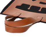 HERMES エルメス プティアッシュトート ゴールド/ブラック レディース バレニア フェルト トートバッグ Bランク 中古 銀蔵