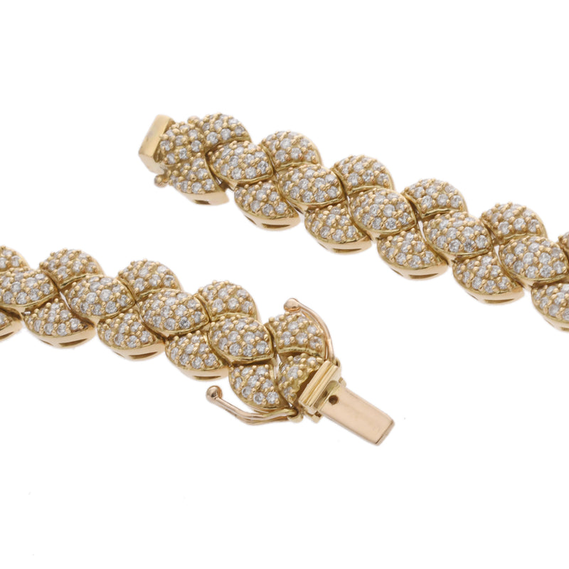 no brand ノーブランド ダイヤ18.00ct レディース K18イエローゴールド YG ネックレス Aランク 中古 銀蔵