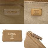CHANEL シャネル ドーヴィル MM チェーントート ベージュ レディース キャンバス トートバッグ Aランク 中古 銀蔵