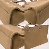 CHANEL シャネル ドーヴィル MM チェーントート ベージュ レディース キャンバス トートバッグ Aランク 中古 銀蔵