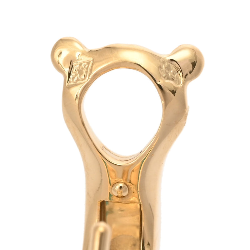 VAN CLEEF & ARPELS ヴァンクリーフ＆アーペル ドゥ パピヨン ターコイズ ダイヤ レディース K18イエローゴールド YG ピアス Aランク 中古 銀蔵