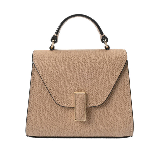 VALEXTRA ヴァレクストラ イジィデベルト パウダーピンク レディース ソフトカーフスキン ショルダーバッグ Aランク 中古 銀蔵