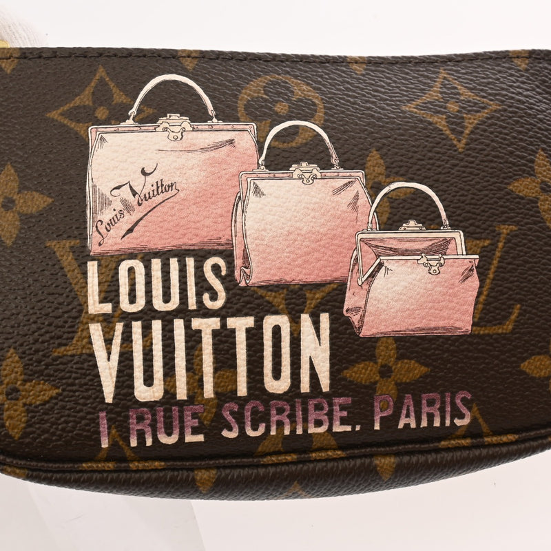 LOUIS VUITTON ルイヴィトン モノグラム ミニ アクセサリーポーチ トランクコレクション ブラウン M60245 レディース モノグラムキャンバス アクセサリーポーチ Aランク 中古 銀蔵