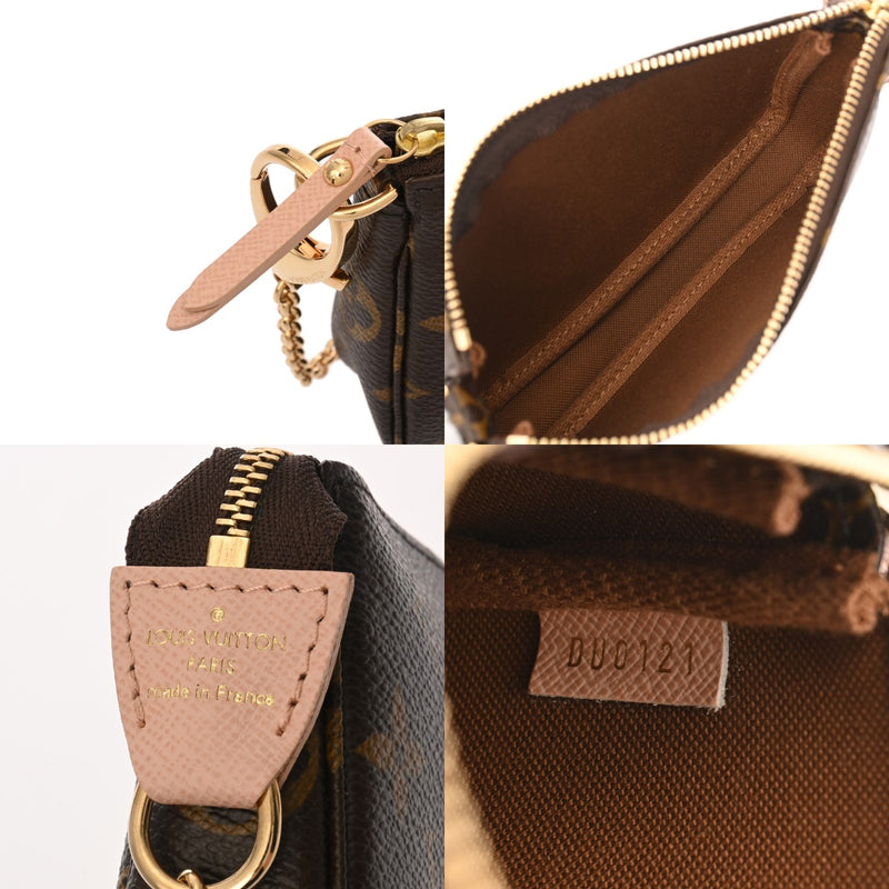 LOUIS VUITTON ルイヴィトン モノグラム ミニ アクセサリーポーチ トランクコレクション ブラウン M60245 レディース モノグラムキャンバス アクセサリーポーチ Aランク 中古 銀蔵
