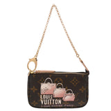 LOUIS VUITTON ルイヴィトン モノグラム ミニ アクセサリーポーチ トランクコレクション ブラウン M60245 レディース モノグラムキャンバス アクセサリーポーチ Aランク 中古 銀蔵