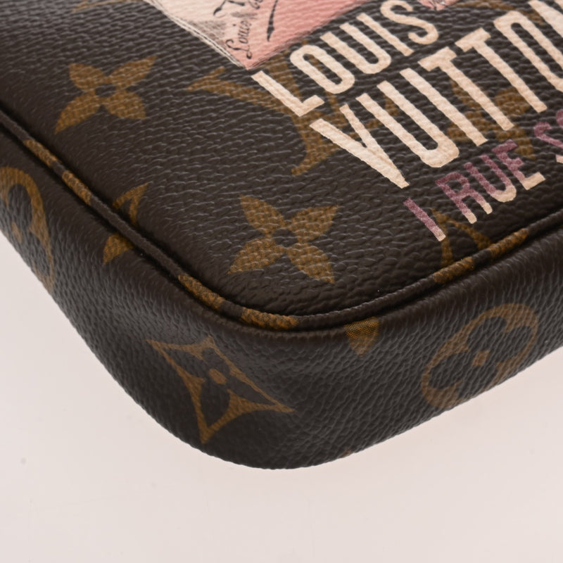 LOUIS VUITTON ルイヴィトン モノグラム ミニ アクセサリーポーチ トランクコレクション ブラウン M60245 レディース モノグラムキャンバス アクセサリーポーチ Aランク 中古 銀蔵