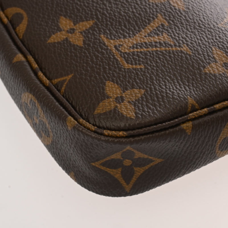 LOUIS VUITTON ルイヴィトン モノグラム ミニ アクセサリーポーチ トランクコレクション ブラウン M60245 レディース モノグラムキャンバス アクセサリーポーチ Aランク 中古 銀蔵