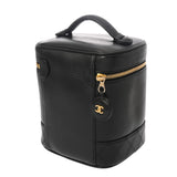 CHANEL シャネル バニティ ブラック レディース バニティバッグ Bランク 中古 銀蔵