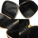 CHANEL シャネル バニティ ブラック レディース バニティバッグ Bランク 中古 銀蔵