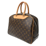 LOUIS VUITTON ルイヴィトン モノグラム ドーヴィル ブラウン M47270 レディース モノグラムキャンバス ハンドバッグ Bランク 中古 銀蔵