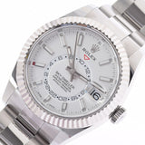 ロレックス スカイドゥエラー ギャランティ 326934 ランダム 8桁 シルバー メンズ 腕時計 自動巻き 銀蔵