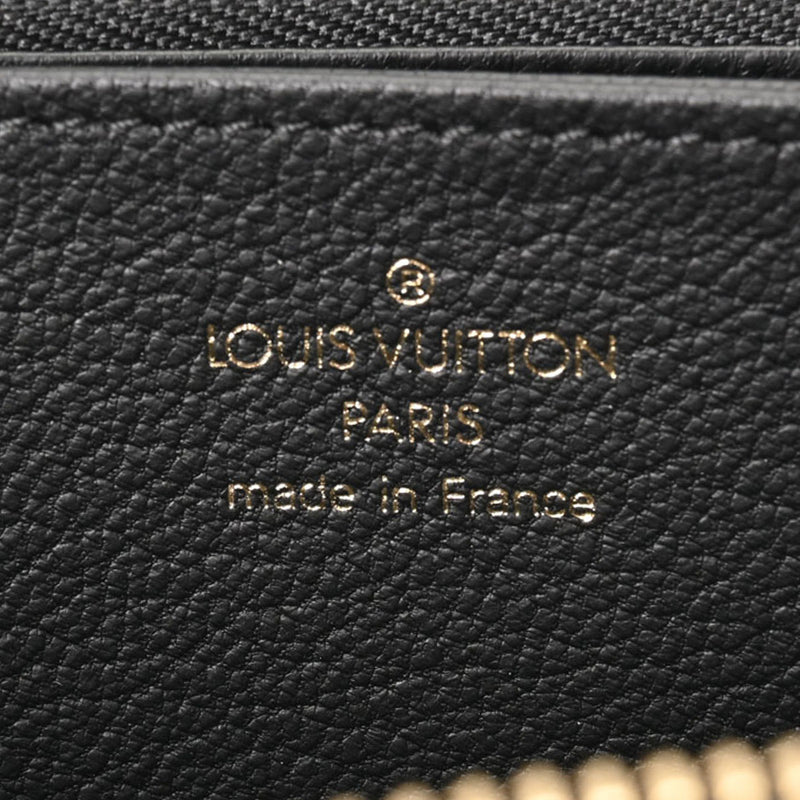 LOUIS VUITTON ルイヴィトン モノグラム ジッピーウォレット 黒 N80686 レディース モノグラムパイソンレザー 長財布 Aランク 中古 銀蔵